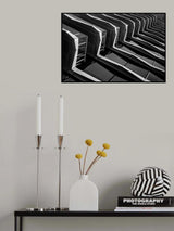 White lines Poster och Canvastavla