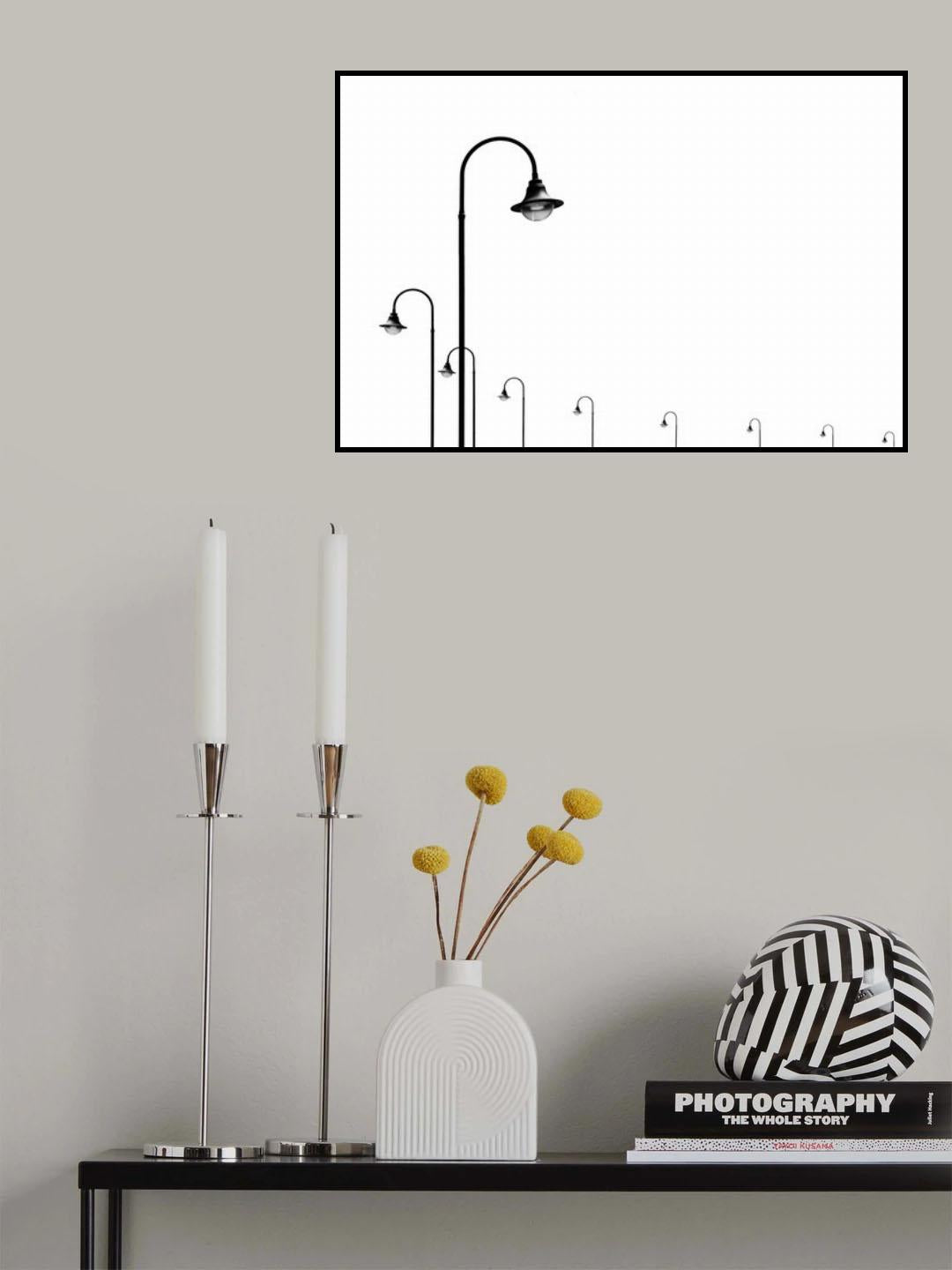 lamp light Poster och Canvastavla