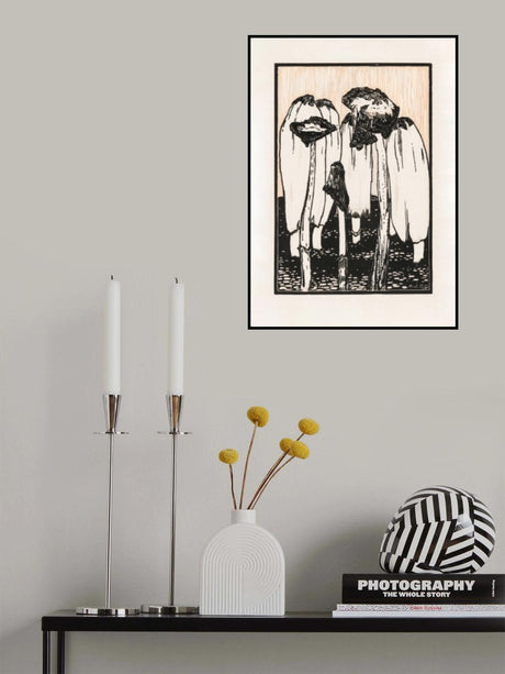 Ink Mushrooms (1915) Poster och Canvastavla