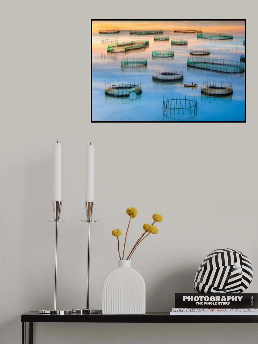 Beautiful Patterns in Sunset Poster och Canvastavla