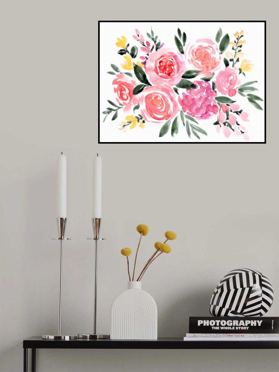 Janis bouquet Poster och Canvastavla
