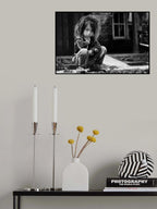 hold the neck Poster och Canvastavla