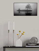 A little island in the fog Poster och Canvastavla