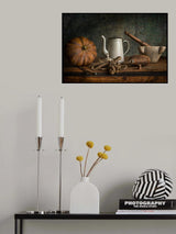 Still Life with Pumpkin II Poster och Canvastavla