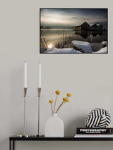 three huts Poster och Canvastavla