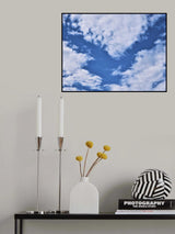 cloudy weather and sky background Poster och Canvastavla