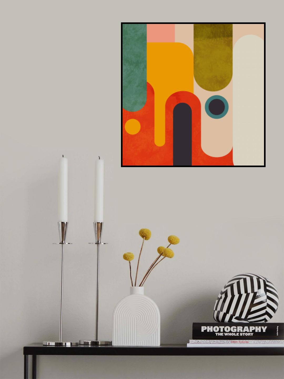 Geometry New11 3kopie Poster och Canvastavla