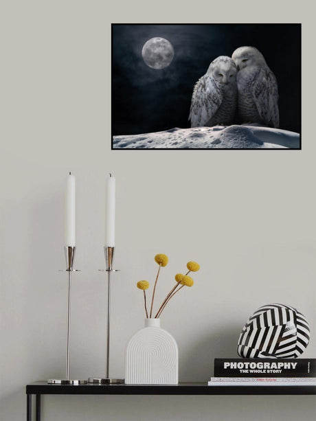 MoonOwls Poster och Canvastavla