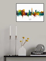 Cairo Egypt Skyline Poster och Canvastavla