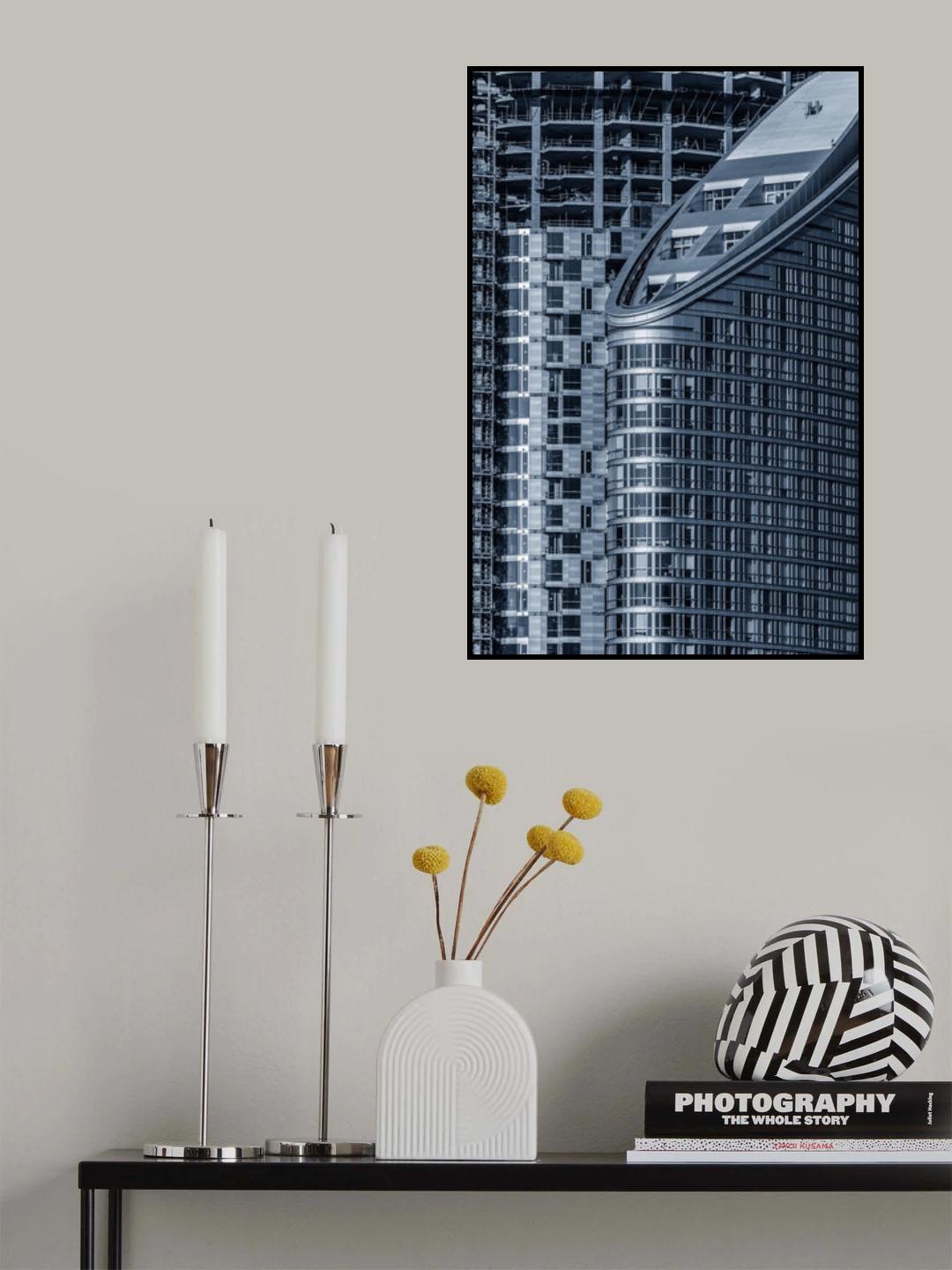 Modern high rise Poster och Canvastavla