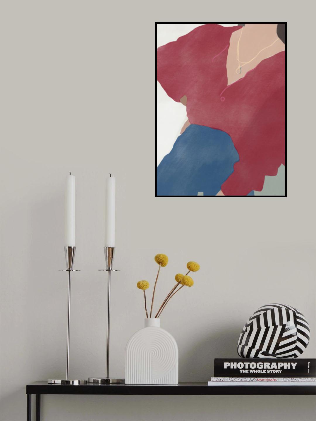 Red Poser Poster och Canvastavla