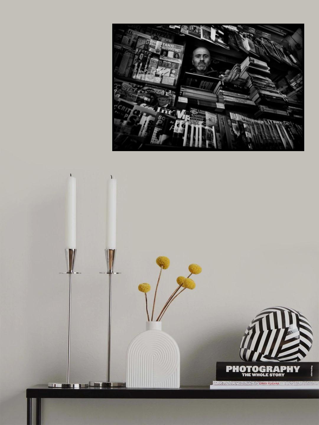 Mr. Valentino Poster och Canvastavla