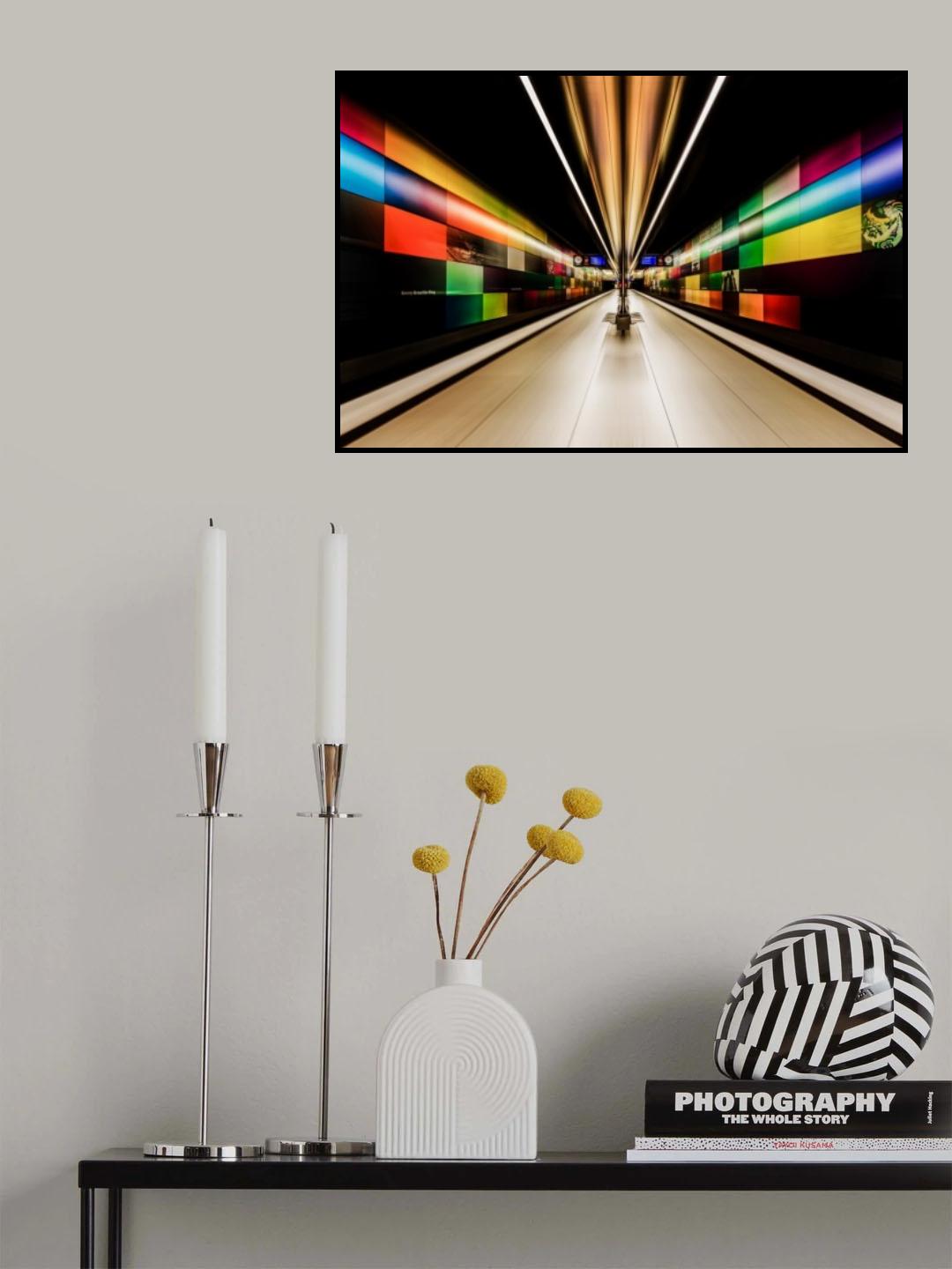Color Zone Poster och Canvastavla