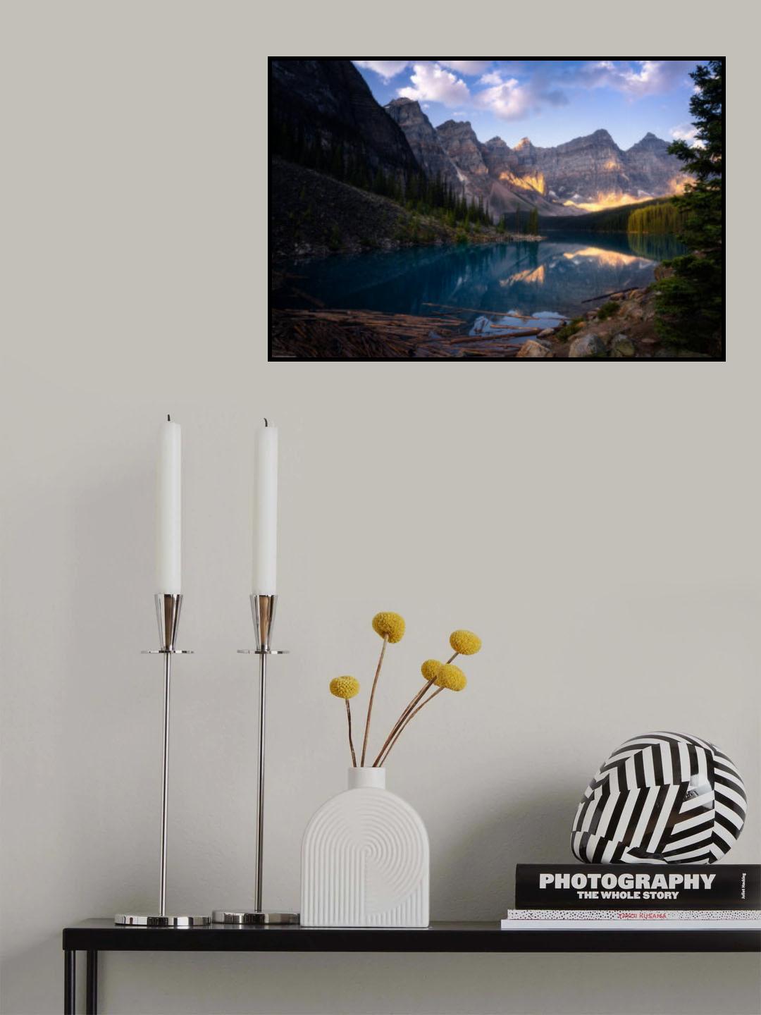 Moraine Lake Poster och Canvastavla
