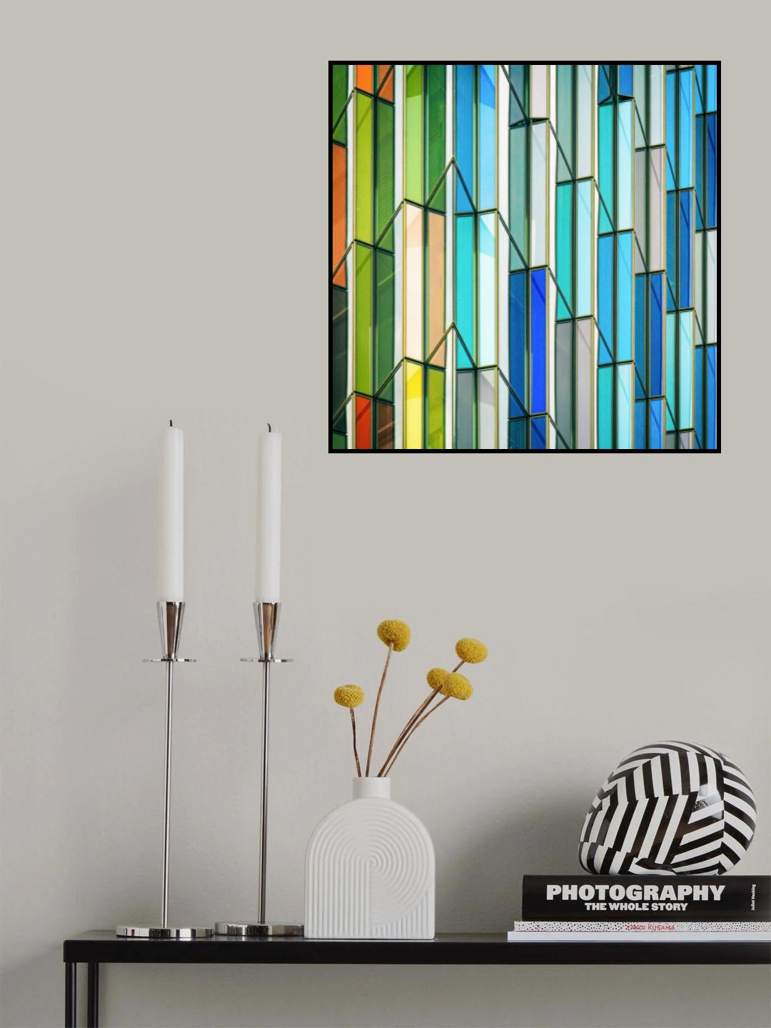 Stained glass windows Poster och Canvastavla