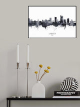 Lubbock Texas Skyline Poster och Canvastavla