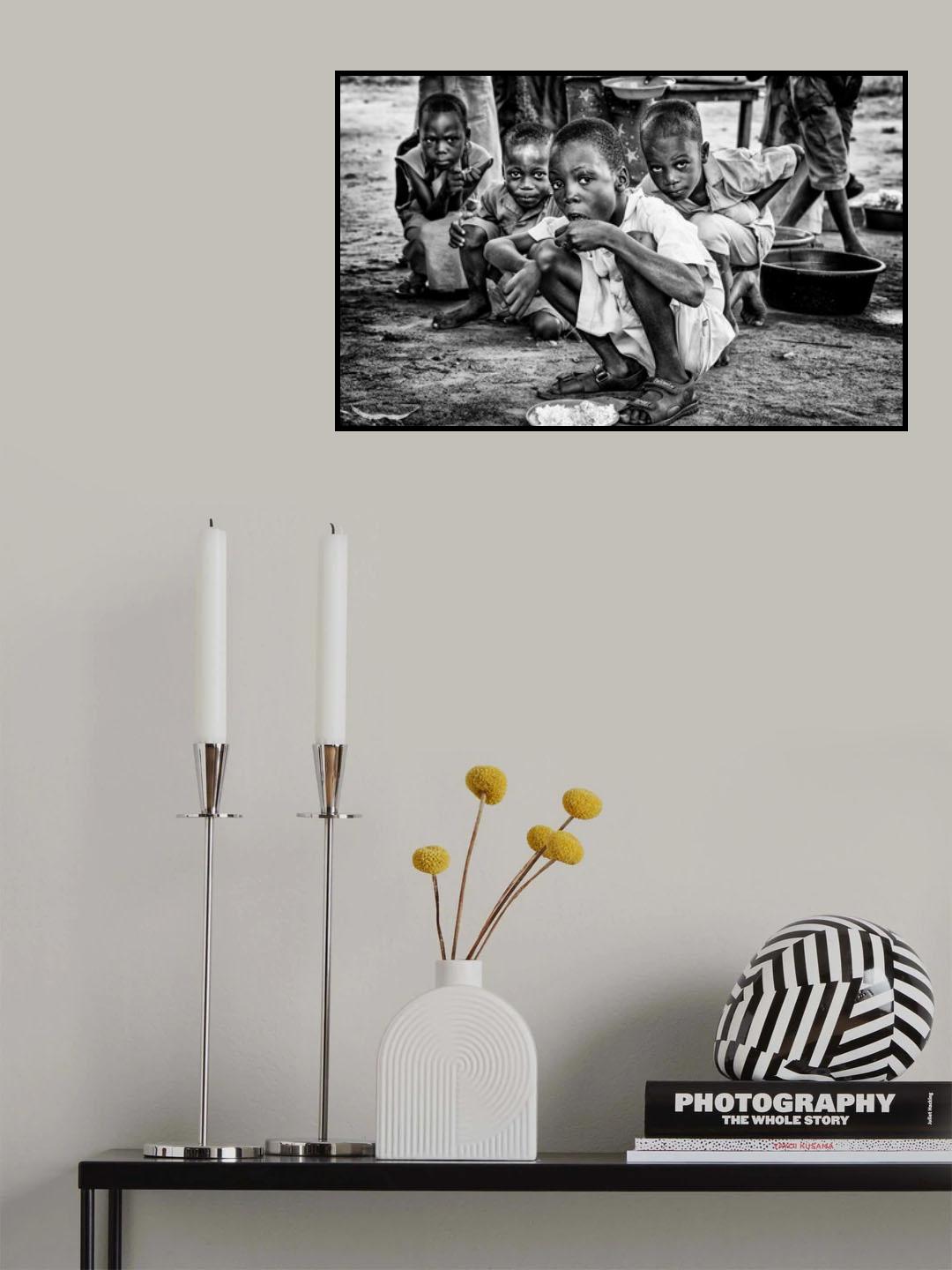 Lunch time - Benin Poster och Canvastavla