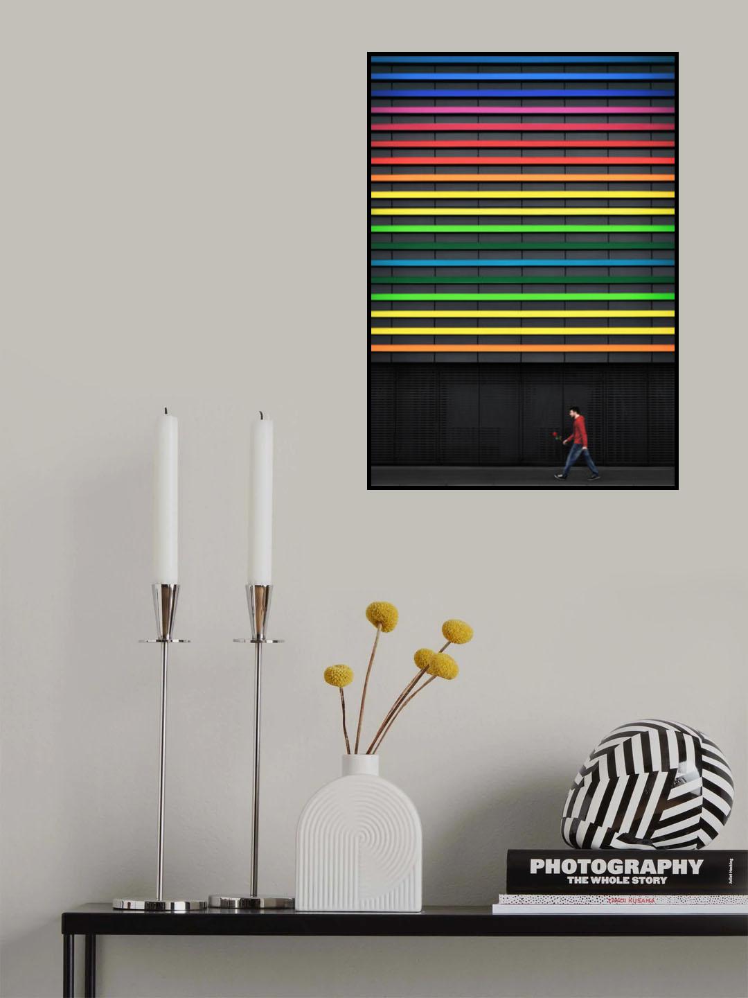 Feeling red Poster och Canvastavla