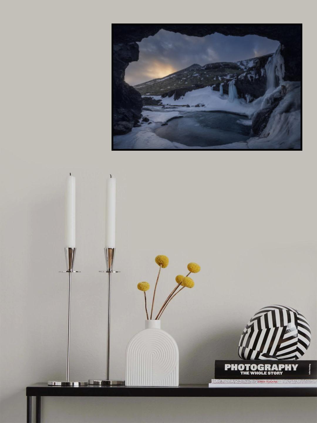 Skutafoss Poster och Canvastavla