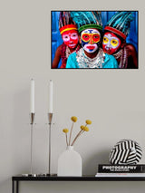 Face Painting Poster och Canvastavla