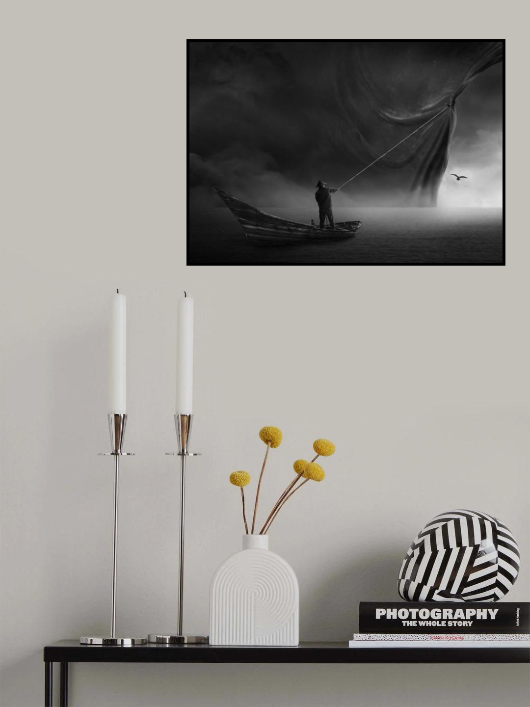 The storm is about to pass! Poster och Canvastavla