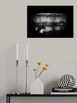 The kids window BW \ 2 Poster och Canvastavla
