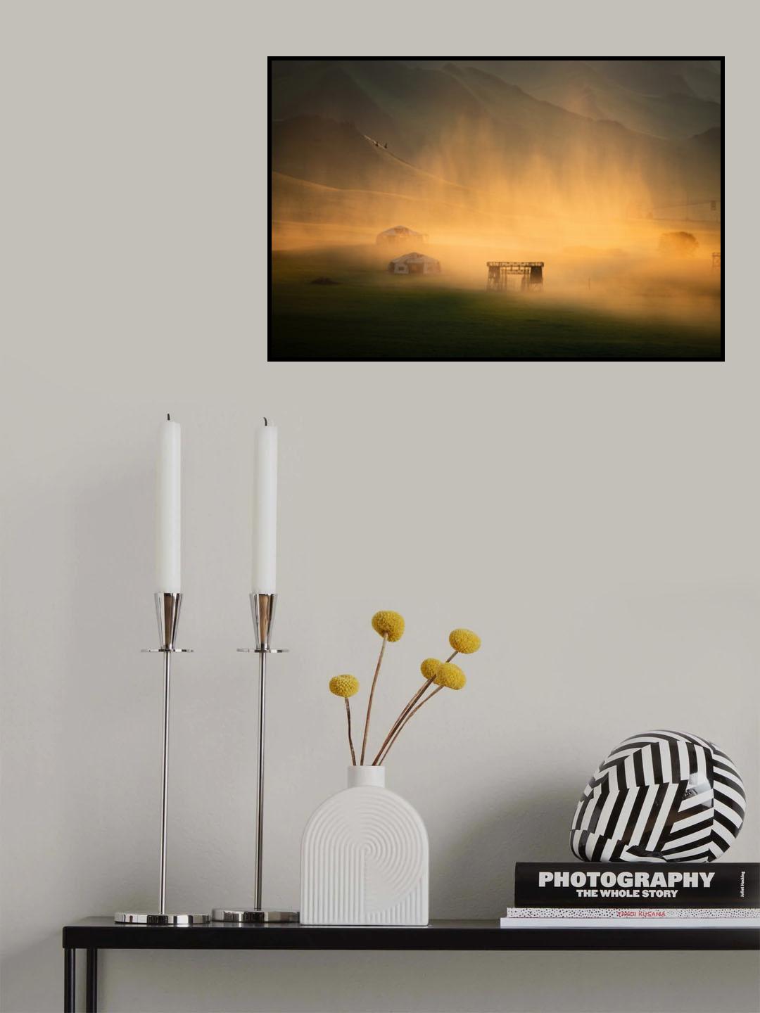 Sky fire Poster och Canvastavla