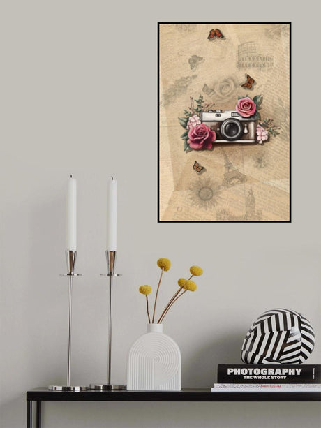 Vintage Camera Poster och Canvastavla