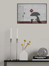 Walking shadow Poster och Canvastavla