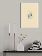 Floral moka express Poster och Canvastavla