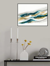 Emerald Gold Poster och Canvastavla