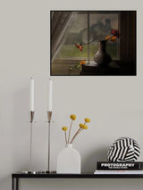 Flowers fading at dusk Poster och Canvastavla