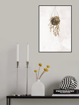 Black and gold house plant 2 Poster och Canvastavla