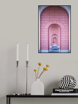 the lady in pink Poster och Canvastavla