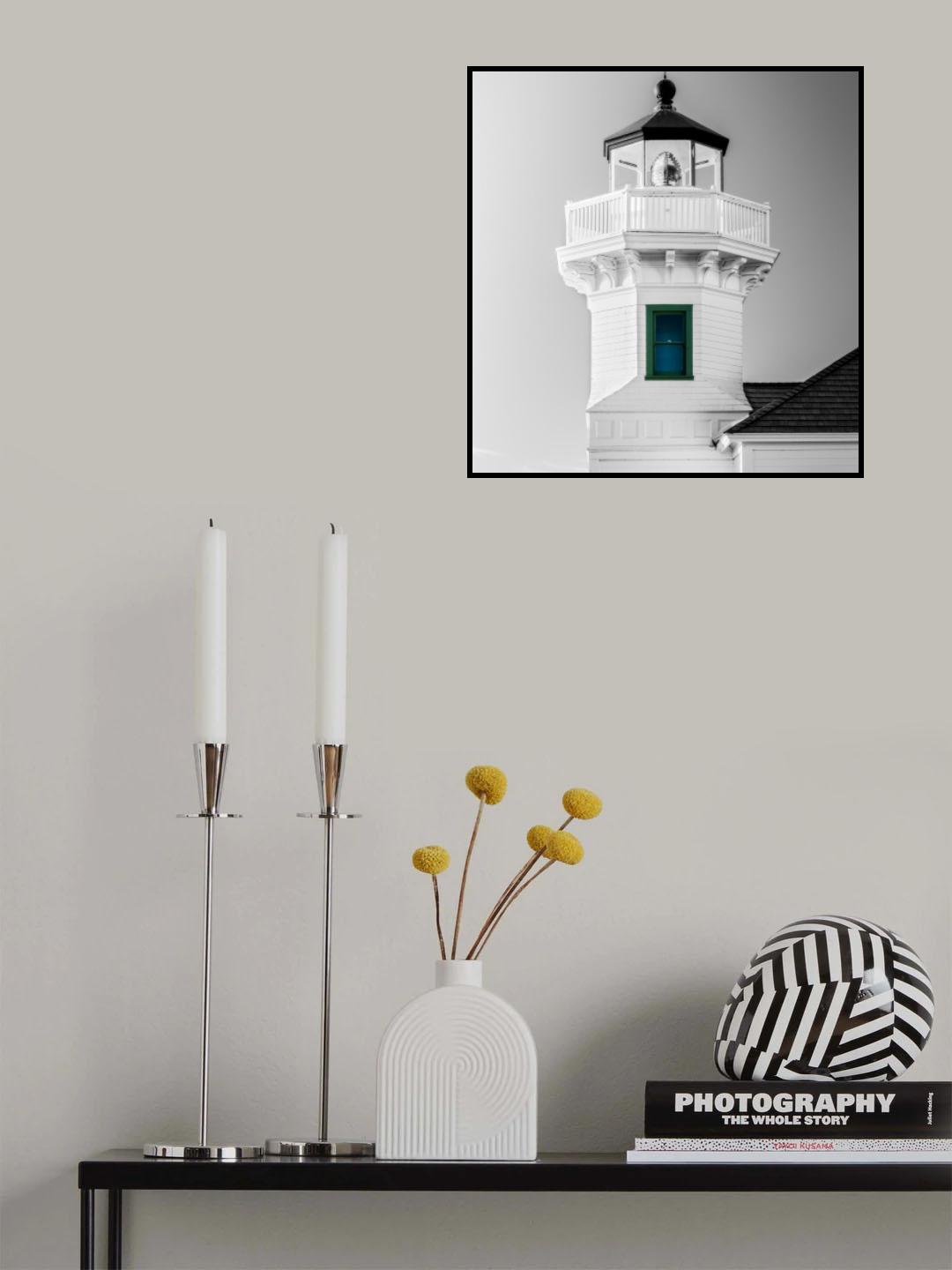 Mukilteo Lighthouse Poster och Canvastavla