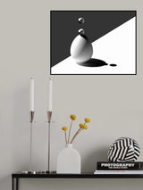 Drops on Egg Poster och Canvastavla