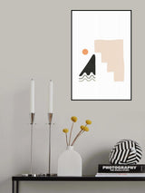 Tropical Villa Color and Shapes 29 Poster och Canvastavla