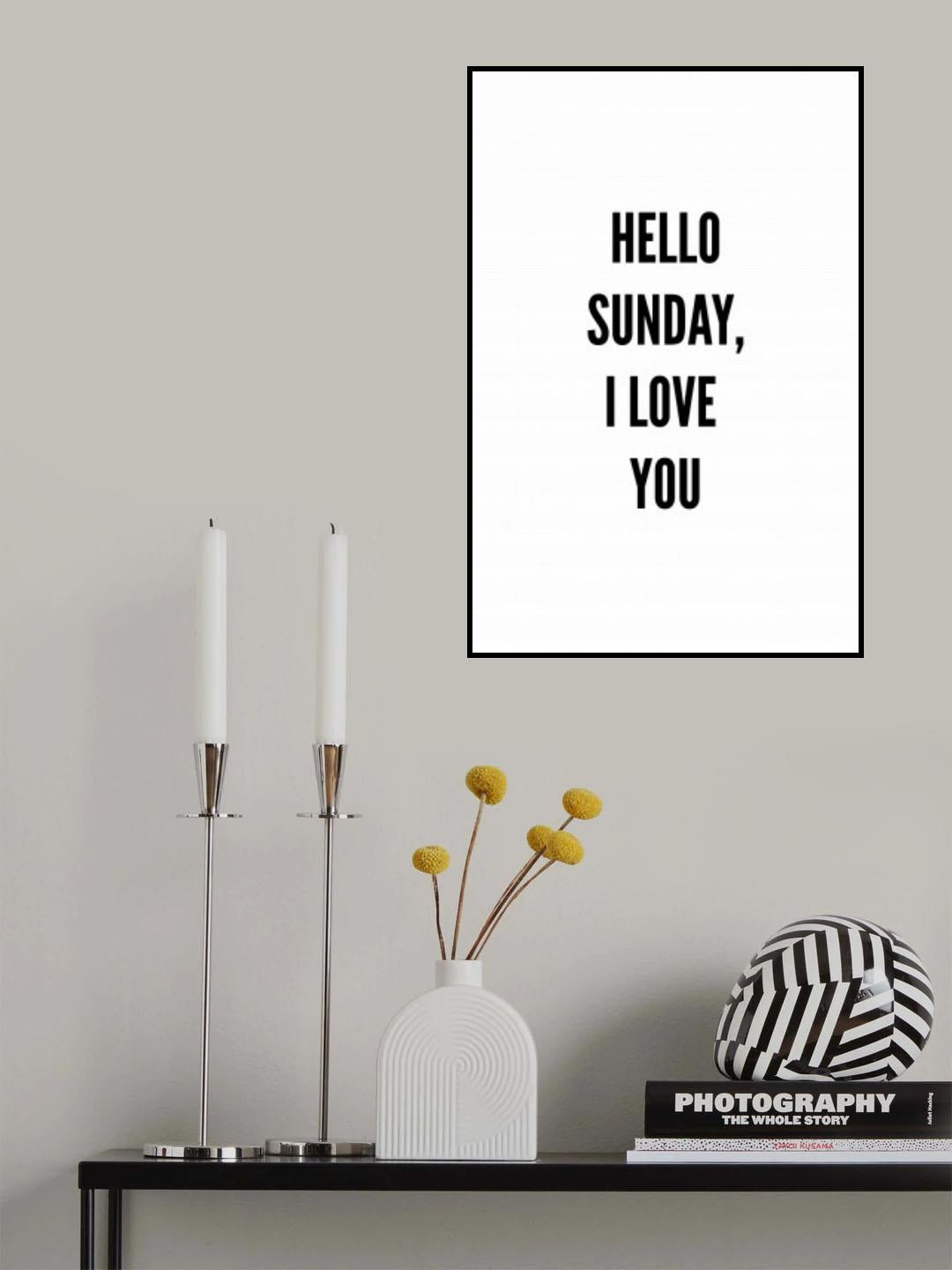 Sunday Love Poster och Canvastavla