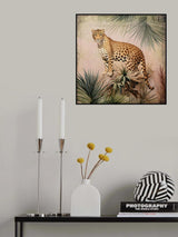 Cheetahs Tropical Jungle Poster och Canvastavla