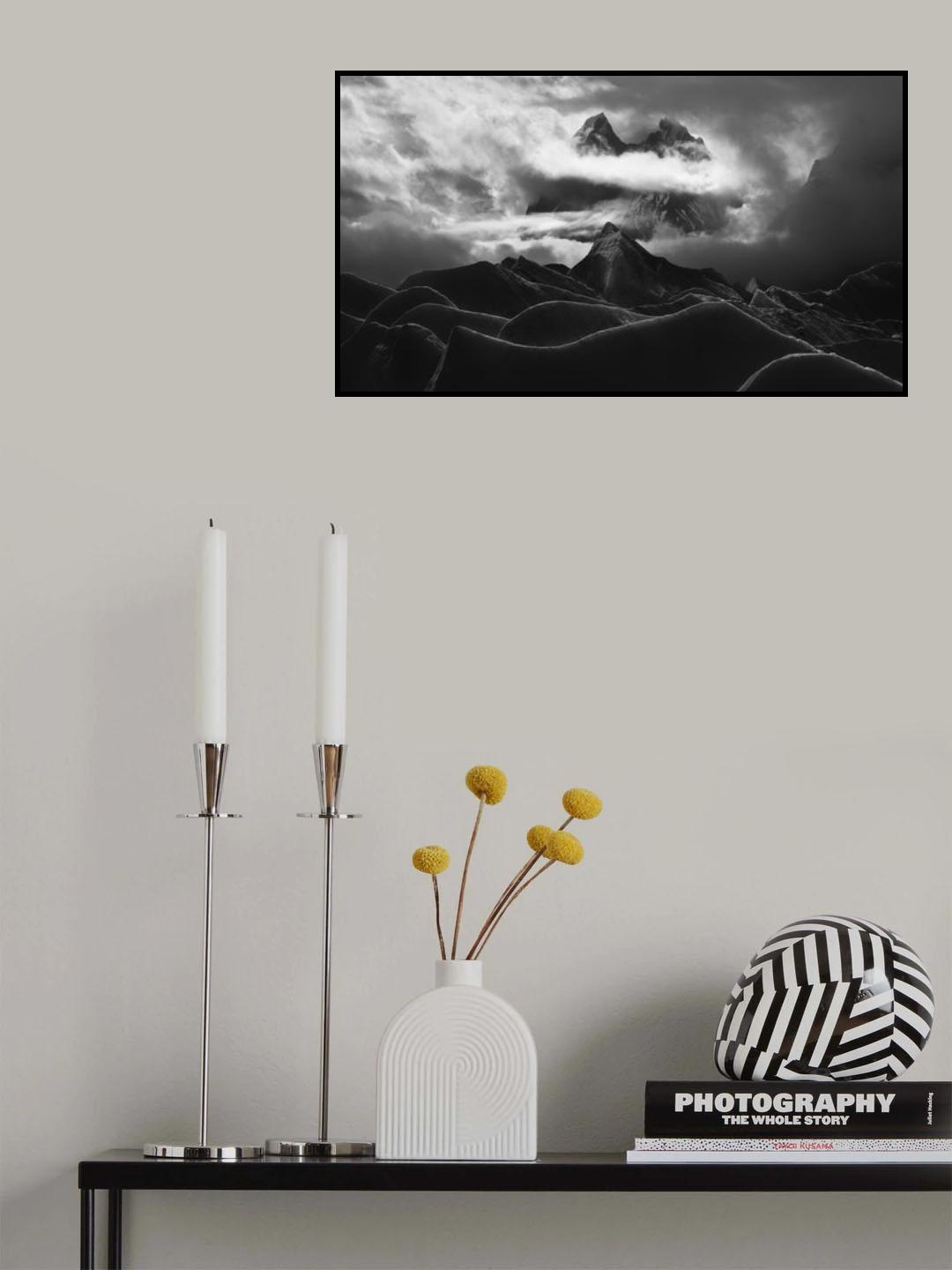 Glacier Tower Poster och Canvastavla