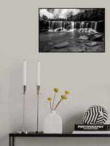 Mawsawa falls on a sunny day ! Poster och Canvastavla