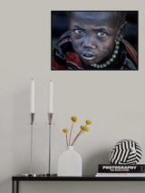 Pokot tribe child -II -Kenya Poster och Canvastavla