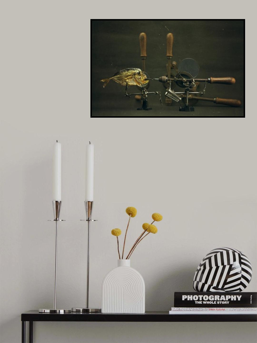 Fish and Drills Poster och Canvastavla