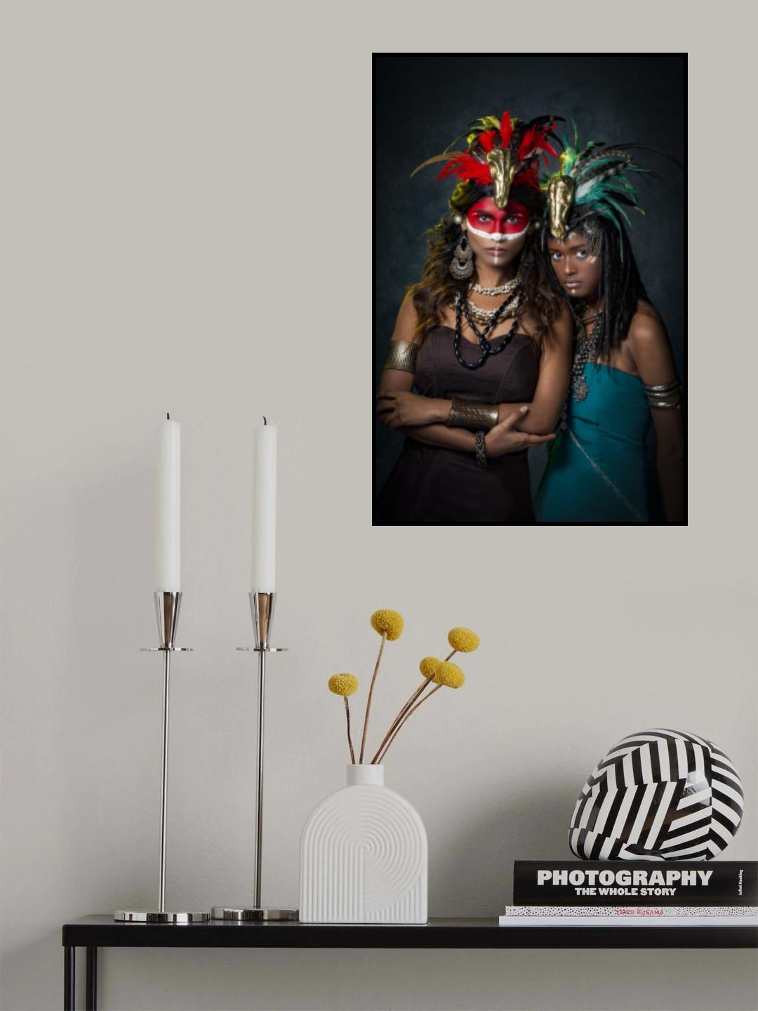 TRIBAL DUO Poster och Canvastavla