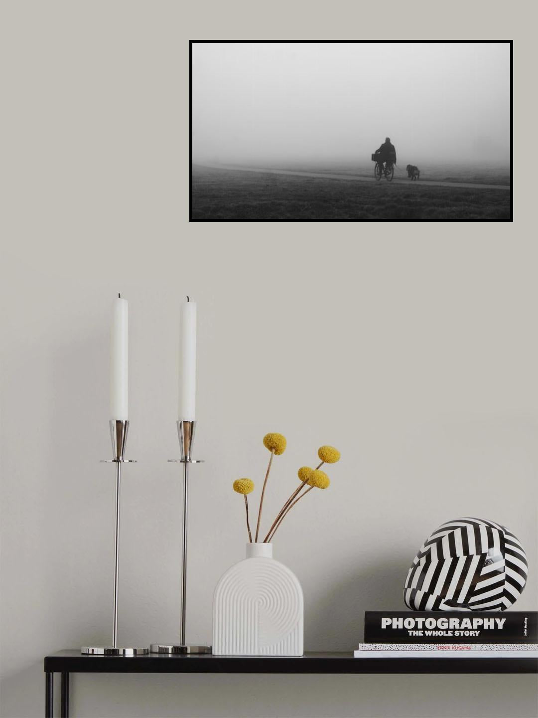 Into the white wall Poster och Canvastavla