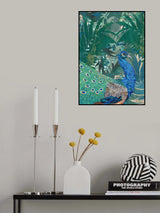 Peacock in the tropical jungle Poster och Canvastavla