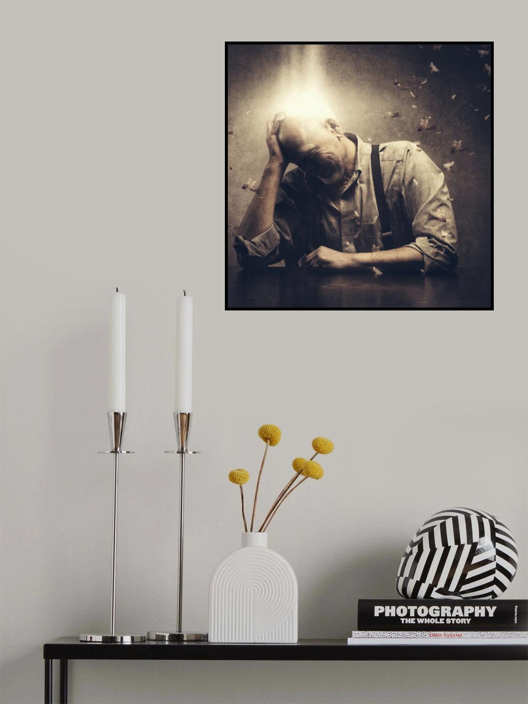 the Thoughts that Flap and Fly Poster och Canvastavla