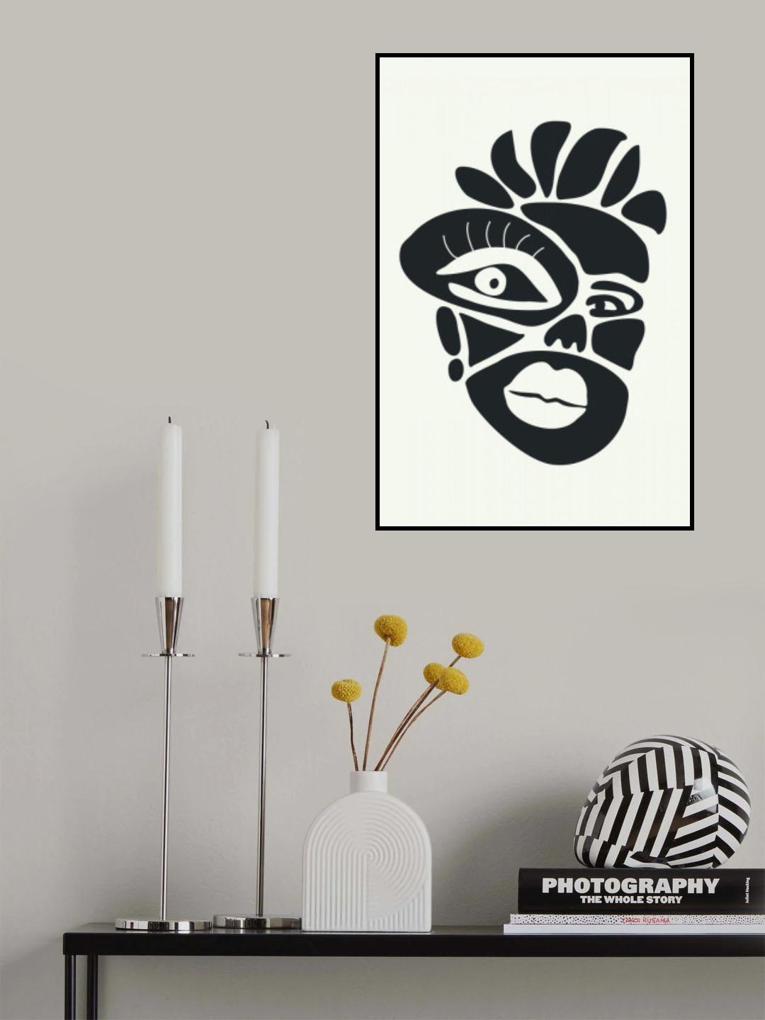Abstract Faces Series #1 Poster och Canvastavla