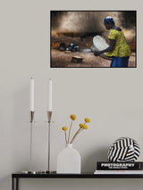 Winnowing the weat Poster och Canvastavla