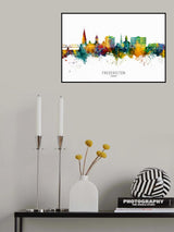 Fredericton Canada Skyline Poster och Canvastavla